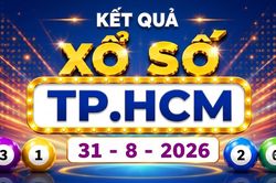 XSHCM 31/8 - Xổ số TP.HCM hôm nay ngày 31/8/2026