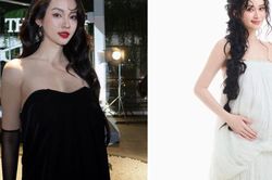 Vũ Thúy Quỳnh 29 tuổi mang thai lần đầu, thời trang mẹ bầu gây ấn tượng