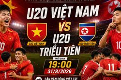 U20 Việt Nam vs U20 CHDCND Triều Tiên (19h00 ngày 31/8): Thử thách cực đại ngày ra quân