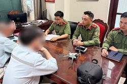 Flycam cất cánh gần sân bay Nội Bài, người điều khiển nói gì khi bị phát hiện?