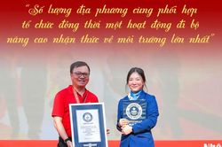 [Infographic] Những con số ấn tượng trong chương trình đi bộ 'Cùng Việt Nam tiến bước' năm 2026