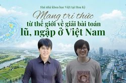 Mang tri thức từ thế giới về giải bài toán lũ, ngập ở Việt Nam