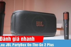 JBL PartyBox On-The-Go 2 Plus: Hát karaoke mọi bài hát với công nghệ AI tách lời