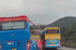 Triệu tập tài xế xe giường nằm Việt Tân Phát vì vượt ẩu, gây va chạm trên đèo