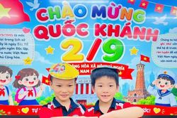 Trường học rộn ràng không khí chào đón 81 năm Quốc khánh