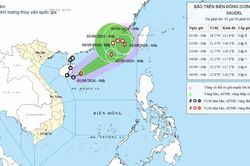 Áp thấp nhiệt đới đã mạnh lên thành bão