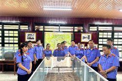 VKSND khu vực 9, TP Đà Nẵng tri ân tại Khu di tích Khu ủy Khu V