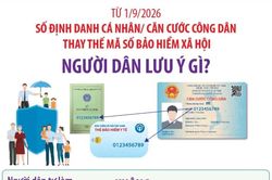 Chuyển đổi số ĐDCN/CCCD thay thế m&atilde; số BHXH từ 1/9/2026: Người d&acirc;n lưu &yacute; g&igrave;?