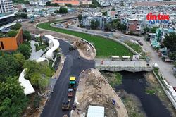 Cận cảnh 1,4 km đường ven rạch Xuyên Tâm trước giờ thông xe dịp 2/9