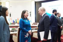 Phó Chủ tịch nước Võ Thị Ánh Xuân tham dự Hội nghị thượng đỉnh SCO mở rộng
