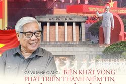 GS.Vũ Minh Giang: Biến khát vọng phát triển thành niềm tin, trách nhiệm và hành động