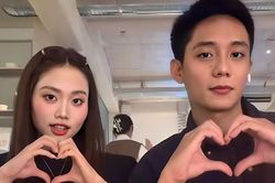 Phương Mỹ Chi ăn mừng tin vui bên 'chú rể' Bảo Định