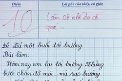 Bài văn tả một buổi đến trường đạt 10 điểm, nội dung là gì mà cô giáo xúc động khôn nguôi?