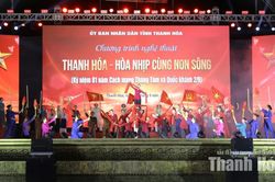 Ấn tượng Chương trình nghệ thuật “Thanh Hóa hòa nhịp cùng non sông”