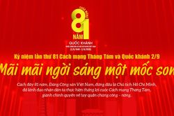 Kỷ niệm 81 năm Cách mạng Tháng Tám và Quốc khánh 2/9: Mãi mãi ngời sáng một mốc son