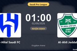 Nhận định Al-Hilal Saudi FC vs Al-Ahli Jeddah: Cơ hội bám đuổi ngôi đầu