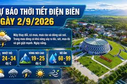 Bản tin Dự báo thời tiết ngày 2/9/2026