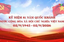Kỷ niệm 81 năm Quốc khánh nước Cộng hòa xã hội chủ nghĩa Việt Nam (02/9/1945 - 02/9/2026)