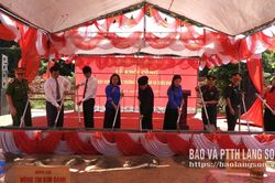 Khởi công quảng trường trung tâm xã Quốc Khánh