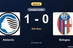 Thống kê trận đấu Atalanta 1-0 Bologna: L. Samardzic tỏa sáng, Atalanta giành trọn 3 điểm