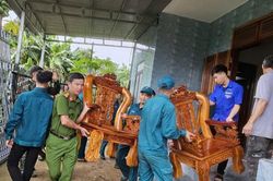 Quảng Sơn khẩn trương di dời 3 hộ dân khỏi khu vực có nguy cơ sạt lở