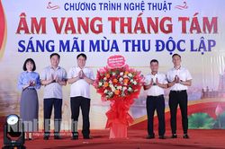 Phường Nam Định tổ chức chương trình nghệ thuật “Âm vang tháng Tám - Sáng mãi mùa Thu độc lập”