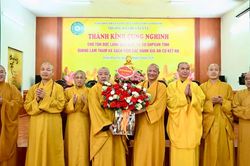 Ninh Bình: Chư tôn đức lãnh đạo Ban Trị sự GHPGVN tỉnh thăm, sách tấn hành giả an cư tại 4 trường hạ