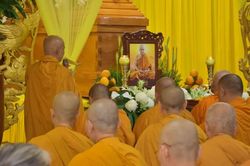 Lễ nhập kim quan Hòa thượng Thích Giác Tuấn - Trị sự trưởng Giáo đoàn VI hệ phái Khất sĩ tân viên tịch