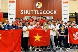 Đá cầu Việt Nam giành 7 HCV tại Giải đá cầu vô địch thế giới 2026