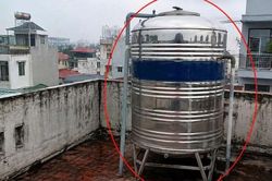 Cảnh báo quan trọng với những gia đình đang đặt bồn nước trên sân thượng