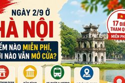 Ngày 2/9 ở Hà Nội: Điểm nào miễn phí, nơi nào vẫn mở cửa?