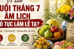 Cuối tháng 7 âm lịch, có một nghi lễ nhiều gia đình quên để cầu bình an, tăng tài lộc