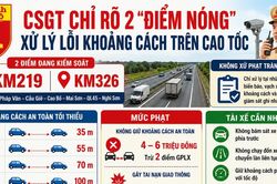 Tài xế đi cao tốc cần lưu ý 2 'điểm nóng' về khoảng cách