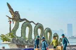 Cận cảnh trận địa pháo hoa Hồ Tây trước giờ G