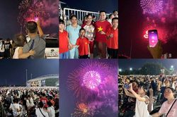 Hà Nội:Biển người đổ về Mỹ Đình trọn vẹn cảm xúc trong đêm pháo hoa mừng Quốc khánh 2.9