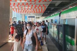 Hơn 190 nghìn lượt khách đi metro miễn phí trong ba ngày đầu kỳ nghỉ Quốc khánh