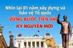 Nhìn lại 81 năm hành trình xây dựng và bảo vệ Tổ quốc, vững bước tiến vào kỷ nguyên mới
