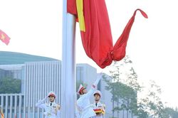 Thiêng liêng lễ chào cờ tại Quảng trường Ba Đình ngày Quốc khánh