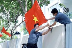 Xã, phường rộn ràng đón Tết Độc lập