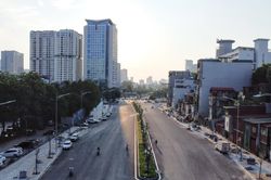 Hà Nội thông xe tạm Vành đai 1 đoạn Hoàng Cầu - Voi Phục