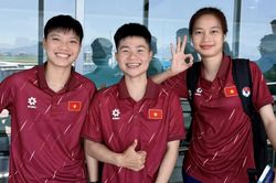 Tuyển nữ Việt Nam sang Trung Quốc tập huấn trước ASIAD 2026