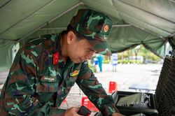 Cận cảnh trận địa pháo hoa Thủ Thiêm trước giờ khai hỏa mừng Quốc khánh 2/9