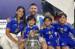 Vợ Messi nhắn gửi chồng sau ngày chia tay tuyển Argentina: 'Em tự hào vì đã được đồng hành cùng anh'