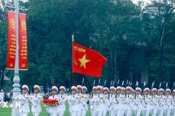 Thiêng liêng Lễ Thượng cờ tại Quảng trường Ba Đình trong ngày Quốc khánh