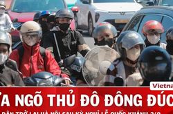 Người dân hối hả đổ về các cửa ngõ Thủ đô sau kỳ nghỉ lễ Quốc khánh 2/9
