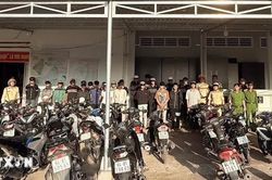 Vĩnh Long ngăn chặn nhóm thanh, thiếu niên chạy xe gây mất an ninh trật tự