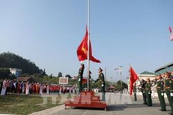 Lai Châu: Trọng thể Lễ thượng cờ mừng Tết Độc lập 2/9 tại Than Uyên
