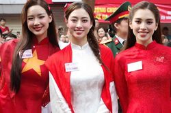 Bảo Ngọc, Tiểu Vy cùng dàn hoa hậu Việt tự hào trong ngày Quốc khánh 2/9