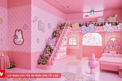 Khám phá triển lãm 'khách sạn' Sanrio ở Tokyo: Nhận phòng như thật nhưng không được ngủ lại