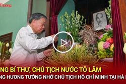 Tổng Bí thư, Chủ tịch nước Tô Lâm dâng hương tưởng nhớ Chủ tịch Hồ Chí Minh tại Hà Nội